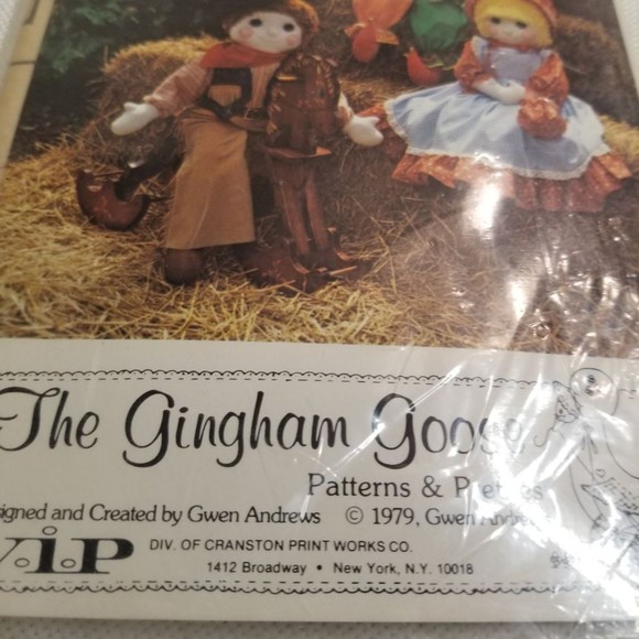 1979 The Gingham Goose Heartfelt Friends Jingles pattern. new unused Pat023 - Picture 4 of 6
